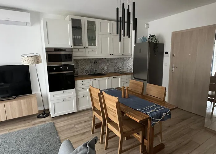 Amber Island - Second Home, Wyspa Sobieszewska Apartman *